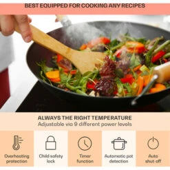 Klarstein Virtuosa 5 Built-in Hob 5 Zones 8200 W Glass Ceramic 11 Klarstein Virtuosa 5 Built-in Hob 5 Zones 8200 W Glass Ceramic -Kitchen Appliances Shop 101007178 5