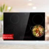 Klarstein Virtuosa 5 Built-in Hob 5 Zones 8500 W Glass Ceramic
