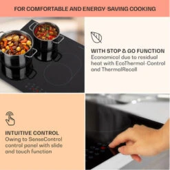 Klarstein Virtuosa 5 Built-in Hob 5 Zones 8500 W Glass Ceramic -Kitchen Appliances Shop 101009546 4