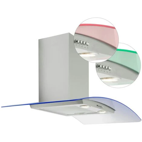 Econolux ART28380 90cm Mood Light Curved Glass Cooker Hood 3 Econolux ART28380 90cm Mood Light Curved Glass Cooker Hood
