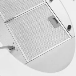 Klarstein Secret Service Ceiling-mounted Hood Extractor Hood 220W Touch Glass LED White -Kitchen Appliances Shop 22969341 5