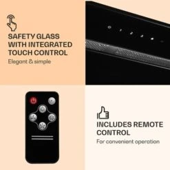 Klarstein Remy Ceiling Hood 90 Cm 619 M³/h 230W 3 Levels Remote Control -Kitchen Appliances Shop 22969401 5