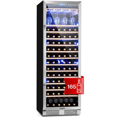Klarstein Vinovilla Grande 165 Built-in Uno Wine Fridge 425l 165Fl. 3-colour Glass Door 3 Klarstein Vinovilla Grande 165 Built-in Uno Wine Fridge 425l 165Fl. 3-colour Glass Door