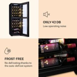 Klarstein Shiraz 39 Duo Wine Fridge 2 Zones 105l 39 Bottles 11 Klarstein Shiraz 39 Duo Wine Fridge 2 Zones 105l 39 Bottles -Kitchen Appliances Shop 22969633 5