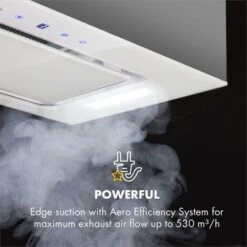 Klarstein Hektor Cooker Extractor Hood Built-in 52cm Exhaust: 530 M³ / H LED Touch Glass 9 Klarstein Hektor Cooker Extractor Hood Built-in 52cm Exhaust: 530 M³ / H LED Touch Glass -Kitchen Appliances Shop 22969737 3