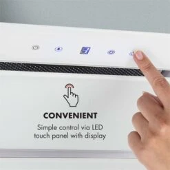 Klarstein Hektor Cooker Extractor Hood Built-in 52cm Exhaust: 530 M³ / H LED Touch Glass 10 Klarstein Hektor Cooker Extractor Hood Built-in 52cm Exhaust: 530 M³ / H LED Touch Glass -Kitchen Appliances Shop 22969737 4