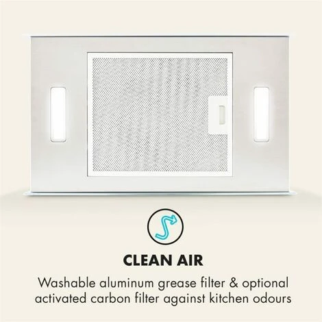 Klarstein Kronleuchter L Island Exhaust Hood 60cm Exhaust Air: 590m³ / H LED Touch White 6 Klarstein Kronleuchter L Island Exhaust Hood 60cm Exhaust Air: 590m³ / H LED Touch White - Image 4
