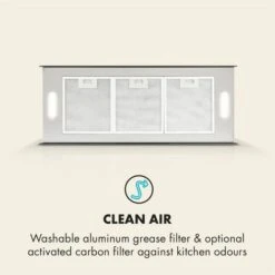 Klarstein Kronleuchter XL Island Exhaust Hood 90cm Exhaust Air: 590m³ / H LED Touch Black 10 Klarstein Kronleuchter XL Island Exhaust Hood 90cm Exhaust Air: 590m³ / H LED Touch Black -Kitchen Appliances Shop 22969887 4