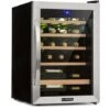 Klarstein Vinamour 19 Uno Wine Fridge 19Fl./65l 4-18°C 40dB Glass -Kitchen Appliances Shop 22969892 1