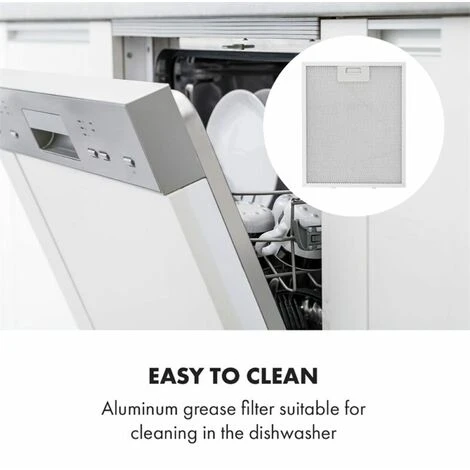 Klarstein Contempo Substructure Cooker Extractor Hood 60cm 175m³ / H LED Stainless Steel Acrylic 7 Klarstein Contempo Substructure Cooker Extractor Hood 60cm 175m³ / H LED Stainless Steel Acrylic - Image 5