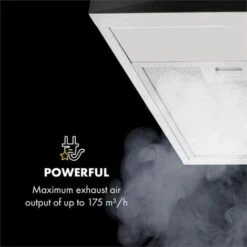 Klarstein Contempo Neo Substructure Cooker Extractor Hood 60cm 175m³ / H LED Stainless Steel Acrylic -Kitchen Appliances Shop 22970175 4