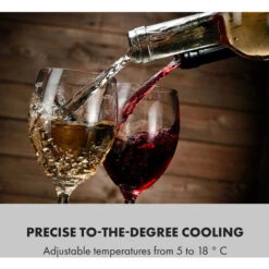 Klarstein Shiraz 16 Uno Wine Fridge 42l Touch Control Panel 131W 5-18°C -Kitchen Appliances Shop 22970344 3