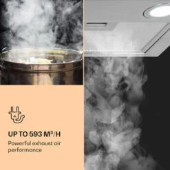 Klarstein Paolo Cooker Hood Built-in 72 Cm EEC: A 593 M³/h -Kitchen Appliances Shop 22970438 4