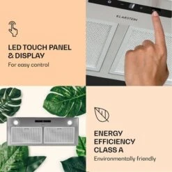 Klarstein Paolo Cooker Hood Built-in 72 Cm EEC: A 593 M³/h -Kitchen Appliances Shop 22970438 5