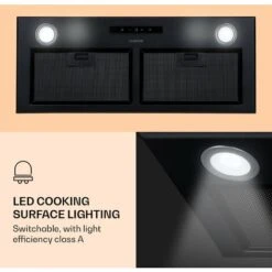 Klarstein Paolo Cooker Hood Built-in 72 Cm EEC: A 593 M³/h LED Touch -Kitchen Appliances Shop 22970442 3