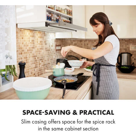 Klarstein Mariana 90 Flat Screen Hood 500 M³ / H Exhaust Air LED White 4 Klarstein Mariana 90 Flat Screen Hood 500 M³ / H Exhaust Air LED White - Image 2