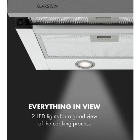 Klarstein Mariana 90 Flat Screen Hood 500 M³ / H Exhaust Air LED White 7 Klarstein Mariana 90 Flat Screen Hood 500 M³ / H Exhaust Air LED White - Image 5