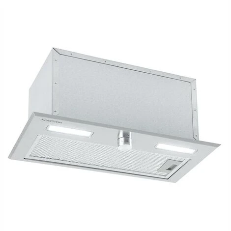 Klarstein Simplica Extractor Hood Recessed 52cm Exhaust Air: 400 M³ / H LED Stainless Steel 3 Klarstein Simplica Extractor Hood Recessed 52cm Exhaust Air: 400 M³ / H LED Stainless Steel