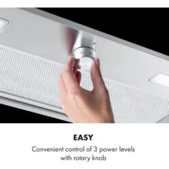 Klarstein Simplica Extractor Hood Recessed 70cm Exhaust Air: 400 M³ / H LED Stainless Steel 9 Klarstein Simplica Extractor Hood Recessed 70cm Exhaust Air: 400 M³ / H LED Stainless Steel -Kitchen Appliances Shop 22970641 3