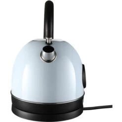 Monzana Electric Retro Kettle 1.8L Cordless Vintage 2200 W Boil Dry Protection Black Cream Blue Blue -Kitchen Appliances Shop 29963228 3