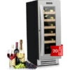 Klarstein Vinovilla Smart Wine Fridge 50l / 20 Bottles Glass Door Stainless Steel -Kitchen Appliances Shop 33502956 1