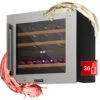 Klarstein Vinsider 36 Wine Fridge 2 Cooling Zones 5-22°C 85l Stainless Steel -Kitchen Appliances Shop 33502999 1