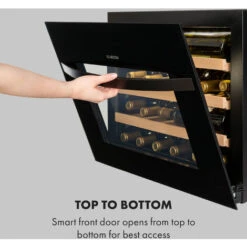 Klarstein Vinsider 24 Built-In Uno Wine Refrigerator Built-in 1 Zone 24 Bottles -Kitchen Appliances Shop 33503384 3