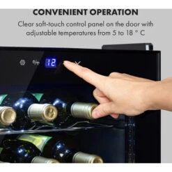 Klarstein Shiraz 24 Uno Wine Refrigerator 63 Litres 24 Bottles Touch Control Panel 5-18°C -Kitchen Appliances Shop 33503501 4