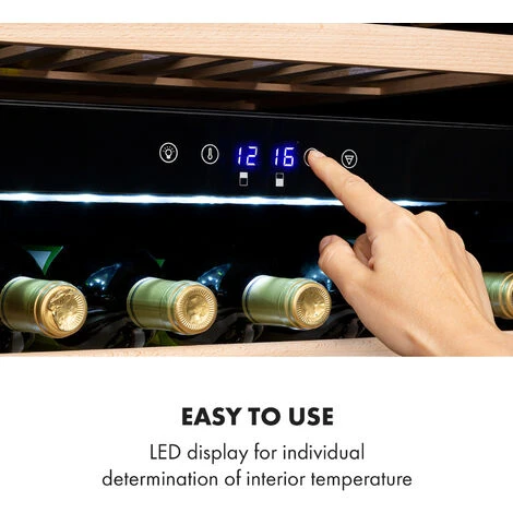 Klarstein Vinsider 41D Built-In Duo Quartz Edition Built-in Wine Fridge 6 Klarstein Vinsider 41D Built-In Duo Quartz Edition Built-in Wine Fridge - Image 4