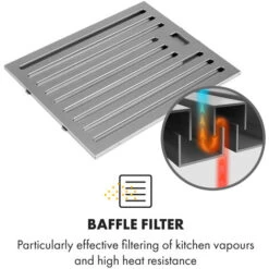 Klarstein Purista Americana, Extractor Hood, Baffle Filter, 306 M³ / H 9 Klarstein Purista Americana, Extractor Hood, Baffle Filter, 306 M³ / H -Kitchen Appliances Shop 33504423 3