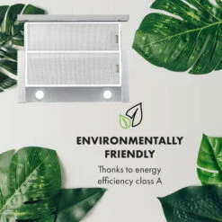 Klarstein Viola Extractor Hood Stainless Steel 59.6 Cm 612m³ / H EEC A Silver -Kitchen Appliances Shop 33596672 3