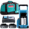 Makita DCM501 10.8V/18V CXT/LXT Coffee Maker With 2 X 5.0Ah Batteries, Charger & Bag -Kitchen Appliances Shop 34559427 1