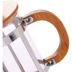 Coffee Filters 350Ml Glass Coffee Pot Coffee Pot Heat Resistant Elegant Filtration French Press Coffee Machine French Press Wooden Lid Filter -Kitchen Appliances Shop 35539818 5