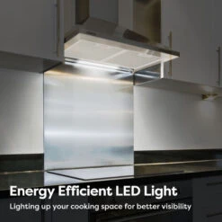 CIARRA 201SS60 Cooker Hood 60cm With Carbon Filters 370m3/h Class A Wall Mounted Extractor Hood -Kitchen Appliances Shop 36409465 3