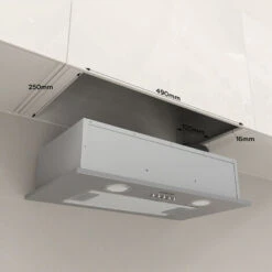 CIARRA 52cm Integrated Cooker Hood With 3-speed Extraction -913ASS52 -Kitchen Appliances Shop 36409484 4