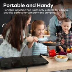 CIARRA 2800W Induction Hob 9 Power Levels 10 Temperature Levels Safety Lock-CUTIH2 10 CIARRA 2800W Induction Hob 9 Power Levels 10 Temperature Levels Safety Lock-CUTIH2 -Kitchen Appliances Shop 36409488 4