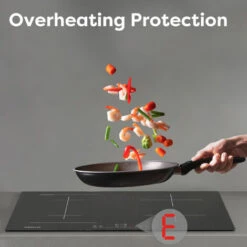 CIARRA Built-in 4 Zones Induction Hob, Integrated Electric Cooktop With 1 Flex Zone 7200W-CD4BFBIH -Kitchen Appliances Shop 36409494 3