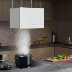 CIARRA 48cm Island Hood 700m3/h With 4-speed Extraction Class A++ Ceiling Hood-CD4850S -Kitchen Appliances Shop 42185722 4