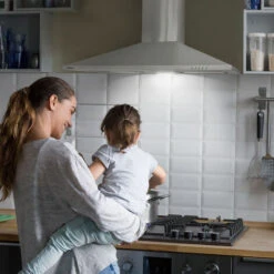 CIARRA 90cm Cooker Hood 2pcs Carbon Filters Class A 370m3/h Stainless Steel Chimney Hood -201SS90 -Kitchen Appliances Shop 42185727 4