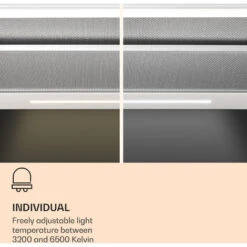 Klarstein Mariana Neo 60, Flat Screen Bonnet, 60cm, 640 M³/h, Exhaust Air, LED 9 Klarstein Mariana Neo 60, Flat Screen Bonnet, 60cm, 640 M³/h, Exhaust Air, LED -Kitchen Appliances Shop 42770280 3