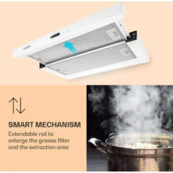 Klarstein Mariana Neo 60, Flat Screen Bonnet, 60cm, 640 M³/h, Exhaust Air, LED 11 Klarstein Mariana Neo 60, Flat Screen Bonnet, 60cm, 640 M³/h, Exhaust Air, LED -Kitchen Appliances Shop 42770280 5