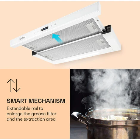 Klarstein Mariana Neo 60, Flat Screen Bonnet, 60cm, 640 M³/h, Exhaust Air, LED 7 Klarstein Mariana Neo 60, Flat Screen Bonnet, 60cm, 640 M³/h, Exhaust Air, LED - Image 5