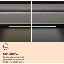 Klarstein Mariana Neo 60, Flat Screen Hood, 60cm, 640 M³ / H, Exhaust Air, LED -Kitchen Appliances Shop 42770283 3