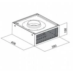 Hendrix 100 X 70cm Ceiling Hood With External Motor -Kitchen Appliances Shop 49134481 4