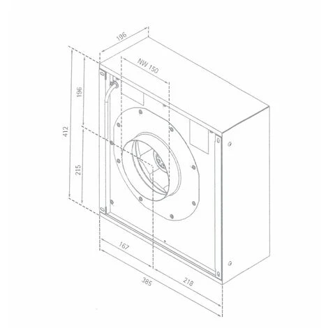 Gemini 100 X 70cm Ceiling Hood With External Motor 5 Gemini 100 X 70cm Ceiling Hood With External Motor - Image 3