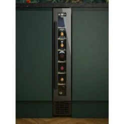 Edesa ART29638 15cm Black Glass Wine Cooler