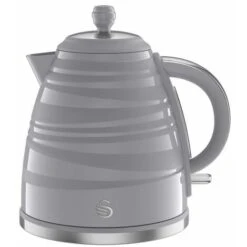 Swan Symphony 1.7L Grey Jug Kettle -Kitchen Appliances Shop 54674091 2