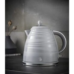 Swan Symphony 1.7L Grey Jug Kettle -Kitchen Appliances Shop 54674091 3