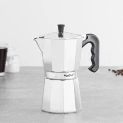 VonShef 9 Cup/450ml Italian Espresso Coffee Maker Moka Stove Top Macchinetta Includes A Replacement Gasket And Filter -Kitchen Appliances Shop 54924562 4
