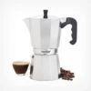 VonShef Aluminium Stovetop Coffee Maker 12 Cup (600ml) - Italian Style Espresso Maker Moka Pot For Ground Coffee Cappuccinos, Lattes, Flat Whites - Includes A Free Replacement Gasket And Filter -Kitchen Appliances Shop 54924710 1